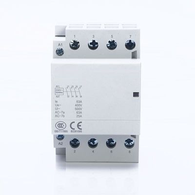 Modularer Kontaktgeber-automatische Operation 4P 63A 4NO 220V/230V Lärm-Schienen-Haushalt Wechselstroms
