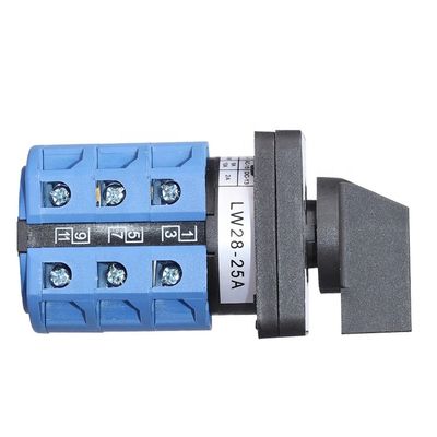 LW28 32 Amp 2 Pole Changeover Switch 10A 20A 160A 2 Position 4 Position