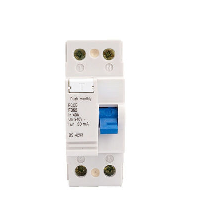 Elektromagnetische Art residuell gegenwärtiger Leistungsschalter 4 Pole 63A 30ma RCCB
