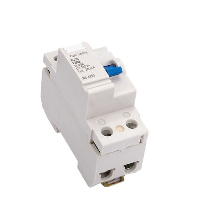 Elektromagnetische Art residuell gegenwärtiger Leistungsschalter 4 Pole 63A 30ma RCCB