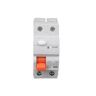 Residuell gegenwärtiger Mini Circuit Breaker Type Wechselstrom DCKB 30ma 16a 2p RCCB 4 Polen
