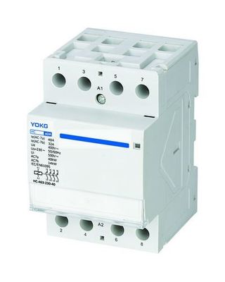 4 Poles AC-Kontakter für Haushalte bei Umgebungstemperatur von -25°C bis 40°C und 50/60Hz