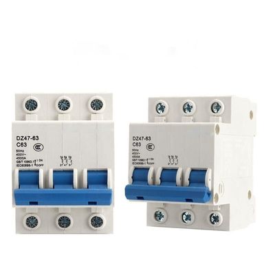 Überlastschutz-Unterbrecher Mini Circuit Breaker Mcb 3Phase DZ47-63 C16